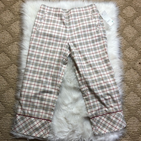 Liz Claiborne Pants - NWT Liz Golf plaid ankle pants SZ 10 Pickleball Preppy Vintage Tennis Athletic